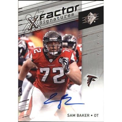 2009 SPx X-Factor Autographs #XBA Sam Baker