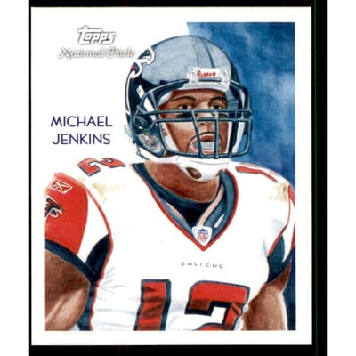 2009 Topps National Chicle Mini Topps Back #117 Michael Jenkins