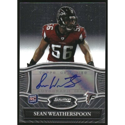 2010 Bowman Sterling #BSASW Sean Weatherspoon AU D RC
