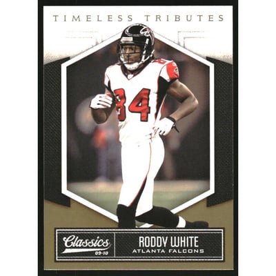 2010 Classics Timeless Tributes Gold #6 Roddy White