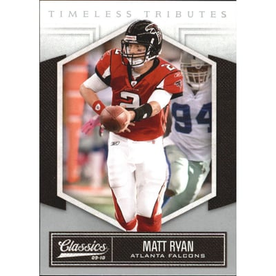 2010 Classics Timeless Tributes Silver #4 Matt Ryan