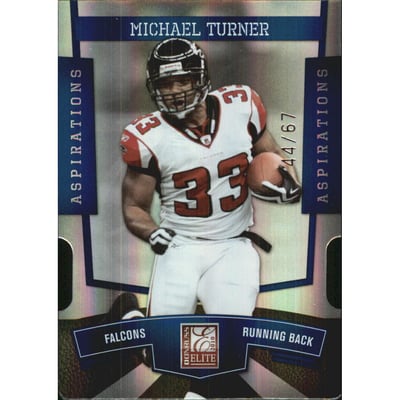 2010 Donruss Elite Aspirations #5 Michael Turner/67