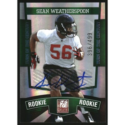 2010 Donruss Elite Turn of the Century Autographs #151 Sean Weatherspoon/499