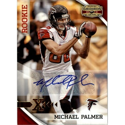 2010 Panini Gridiron Gear Autographs Gold X's #225 Michael Palmer/99