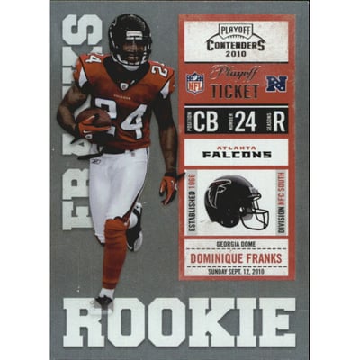 2010 Playoff Contenders Playoff Ticket #131 Dominique Franks