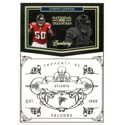 2010 Playoff National Treasures Century Gold #5 Curtis Lofton