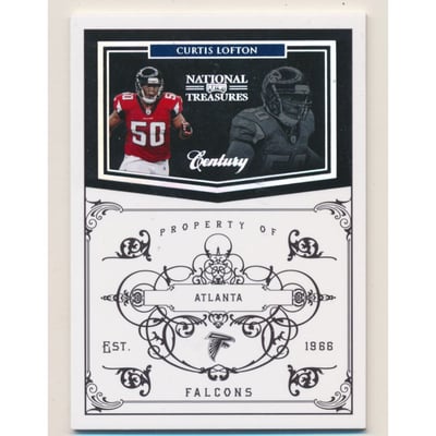 2010 Playoff National Treasures Century Silver #5 Curtis Lofton