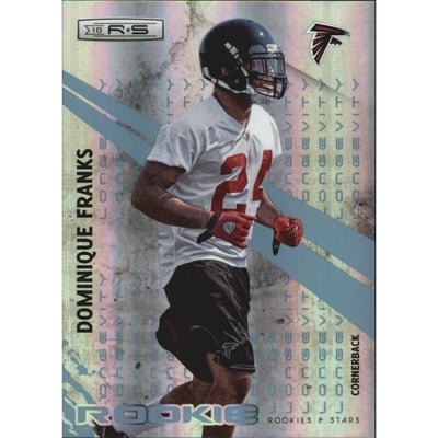 2010 Rookies and Stars Longevity Parallel Platinum #191 Dominique Franks