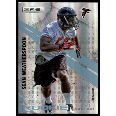 2010 Rookies and Stars Longevity Parallel Platinum #238 Sean Weatherspoon