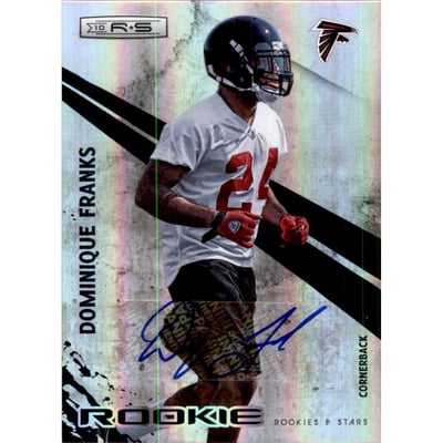 2010 Rookies and Stars Rookie Autographs Holofoil #191 Dominique Franks