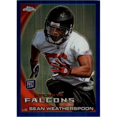 2010 Topps Chrome Blue Refractors #C171 Sean Weatherspoon