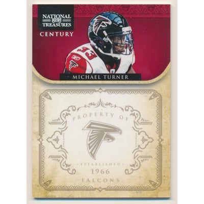 2011 Playoff National Treasures Century Silver #7 Michael Turner