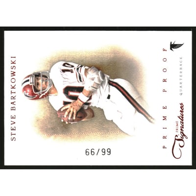 2011 Prime Signatures Prime Proof Red #158 Steve Bartkowski