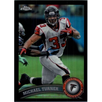 2011 Topps Chrome Blue Refractors #190 Michael Turner