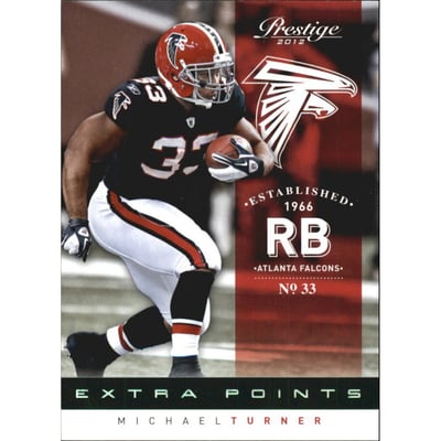 2012 Prestige Extra Points Green #7 Michael Turner