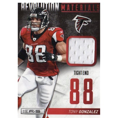 2012 Rookies and Stars Revolution Materials #18 Tony Gonzalez/199