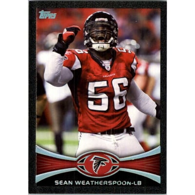 2012 Topps Black #124 Sean Weatherspoon