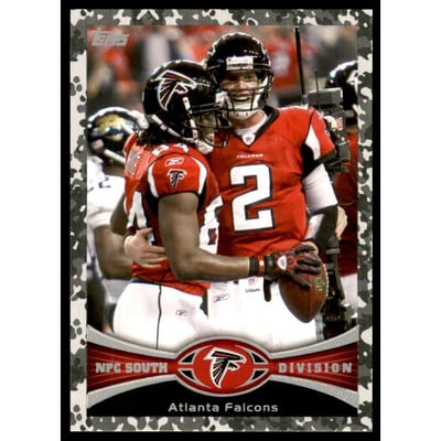 2012 Topps Camo #166 Atlanta Falcons/Matt Ryan/Roddy White