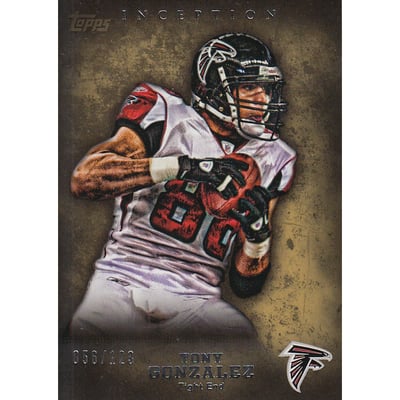 2012 Topps Inception Gold #82 Tony Gonzalez