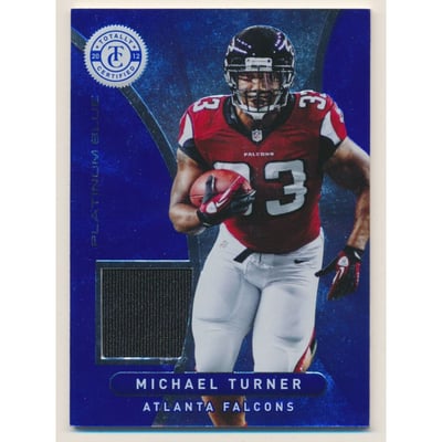 2012 Totally Certified Blue Materials #4 Michael Turner/99