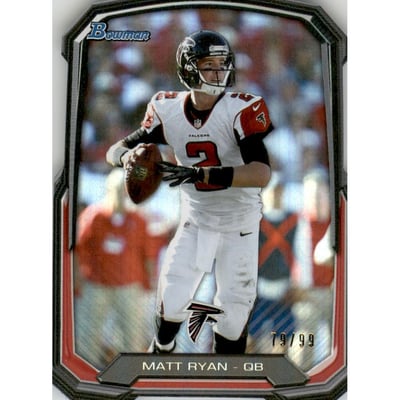 2013 Bowman Die Cut Prism #BDCMR Matt Ryan