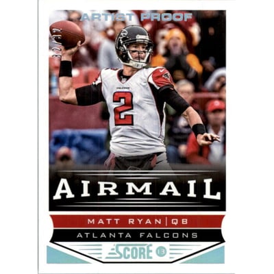 2013 Score Artist's Proof #222 Matt Ryan AM