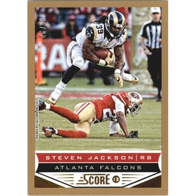 2013 Score Gold Zone #10 Steven Jackson