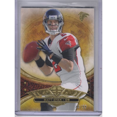 2013 Topps Triple Threads Gold #81 Matt Ryan