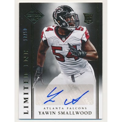 2014 Limited INK Autographs #9 Yawin Smallwood/50