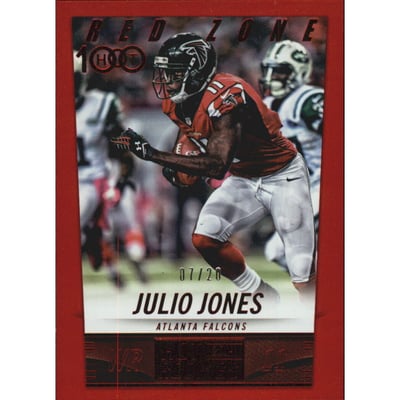 2014 Panini Hot Rookies Red Zone #252 Julio Jones H100