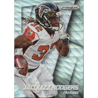 2014 Panini Prizm Prizms Light Blue Wave #177 Jacquizz Rodgers