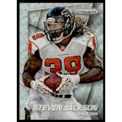 2014 Panini Prizm Prizms Light Blue Wave #90 Steven Jackson