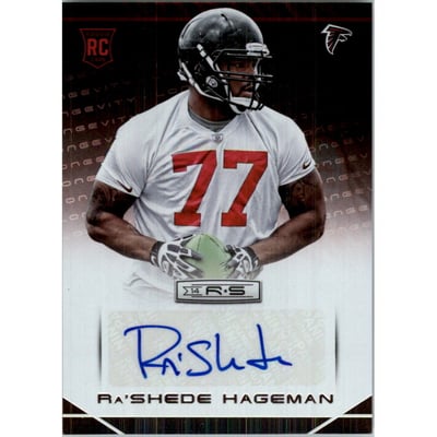 2014 Rookies and Stars Rookie Autographs Longevity #178 Ra'Shede Hageman