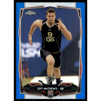 2014 Topps Chrome Blue Refractors #113 Jeff Mathews