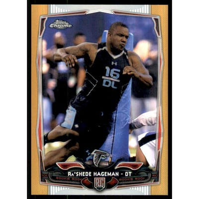 2014 Topps Chrome Gold Refractors #166 Ra'Shede Hageman