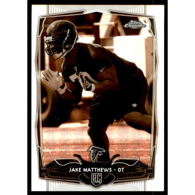 2014 Topps Chrome Sepia Refractors #199 Jake Matthews