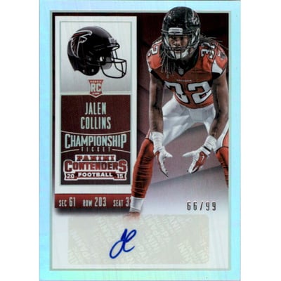 2015 Panini Contenders Championship Ticket #117 Jalen Collins AU/99