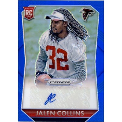 2015 Panini Prizm Rookie Autographs Prizms Blue #RSJC Jalen Collins/199