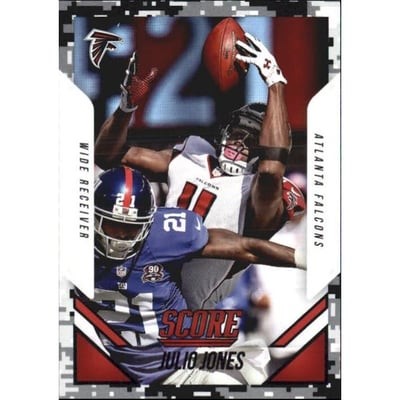 2015 Score Photo Variations Black Camo #269 Julio Jones