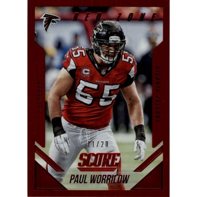 2015 Score Red Zone #239 Paul Worrilow