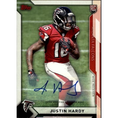 2015 Topps Take It to the House Autographs #42 Justin Hardy