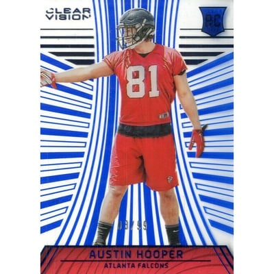 2016 Panini Clear Vision Blue #139 Austin Hooper L1