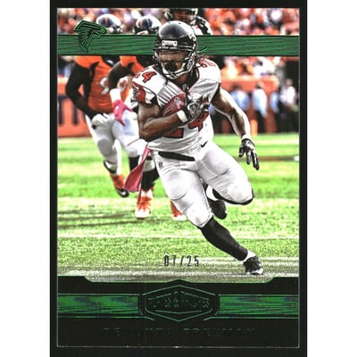 2016 Panini Plates and Patches Green #6 Devonta Freeman