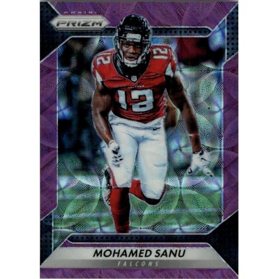 2016 Panini Prizm Prizms Purple Scope #31 Mohamed Sanu