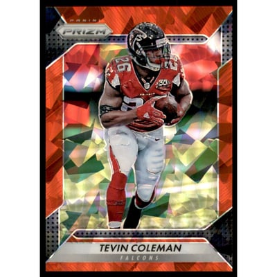 2016 Panini Prizm Prizms Red Crystals #11 Tevin Coleman