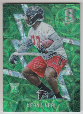 2016 Panini Spectra Neon Green #167 Keanu Neal