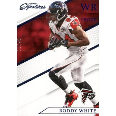 2016 Prime Signatures Prime Proof Blue #143 Roddy White