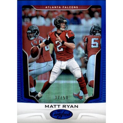 2017 Certified Mirror Blue #2 Matt Ryan