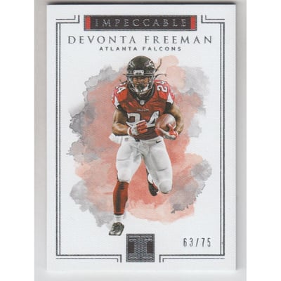 2017 Panini Impeccable #31 Devonta Freeman