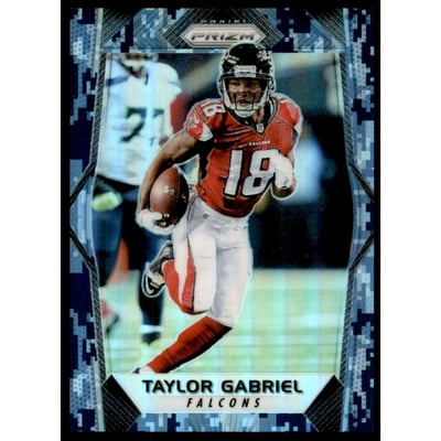 2017 Panini Prizm Prizms Camo #191 Taylor Gabriel